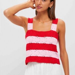Crochet tank top brand new with tags